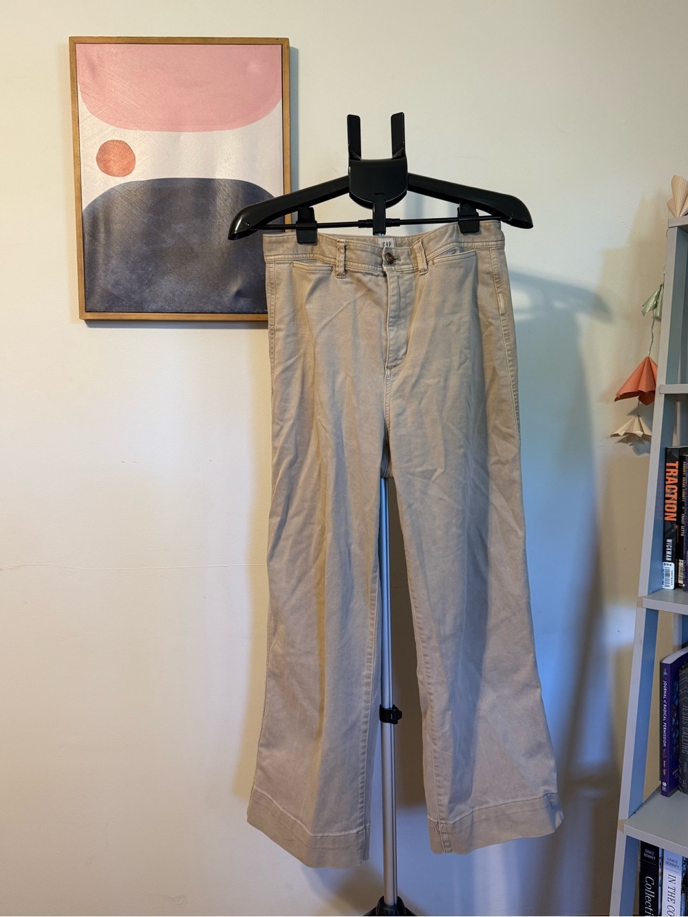 Gap High Rise Wide Leg Crop Pants